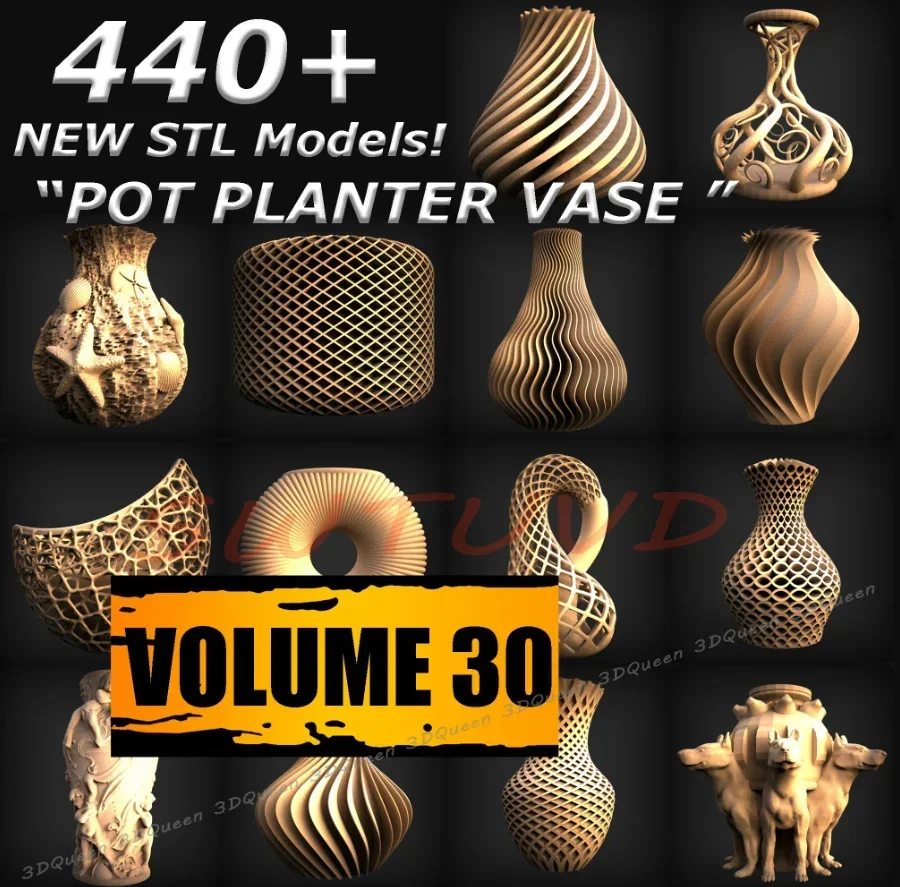 Laser Engraving Software - 440 + ekici POT vazo STL