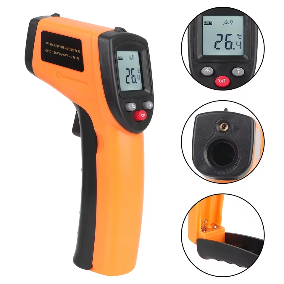 Industrial Laser Temperature Gun - Yeni T600 T600A Dijital Kızılötesi Termometre