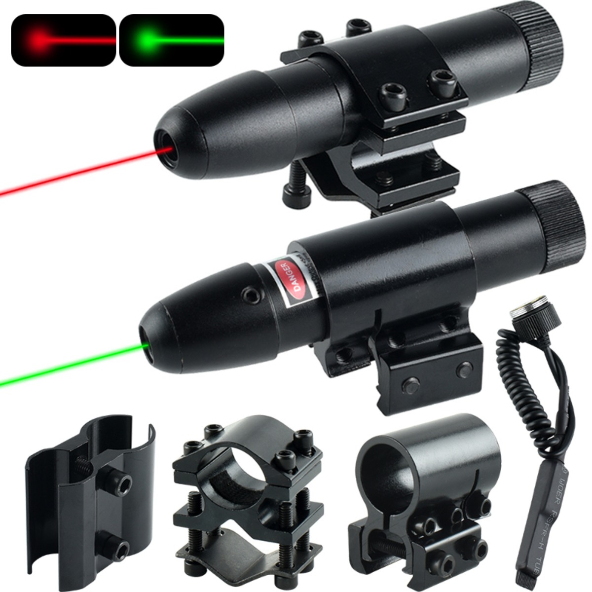 Industrial Green Laser - Taktik Kırmızı Yeşil Nokta Lazer Görüş