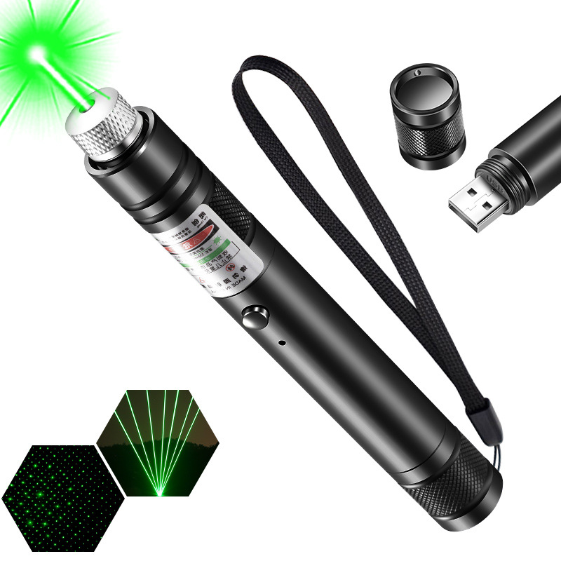 Industrial Green Laser - Kediler için USB Şarjlı Mini Lazer