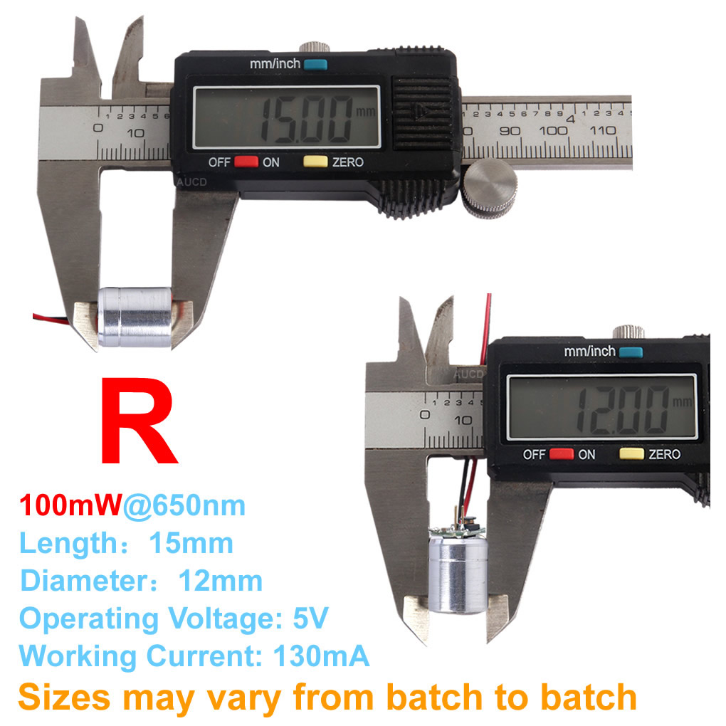 Φ12x15mm DC 5V Kırmızı-100mW Y - Industrial Green Laser incelemesi ve fiyatı