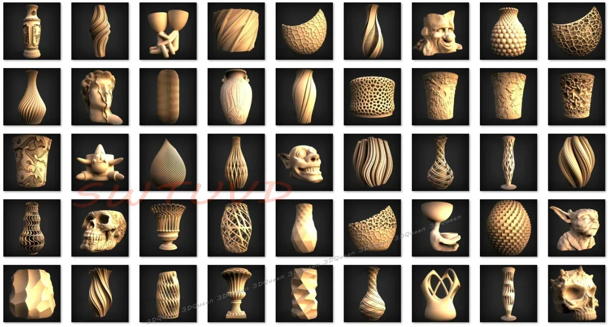 440 + ekici POT vazo STL dosya - Laser Engraving Software incelemesi ve fiyatı