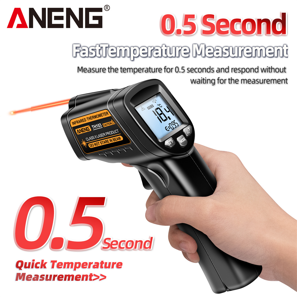 Kızılötesi Lazer Termometre En - Industrial Laser Temperature Gun incelemesi ve fiyatı