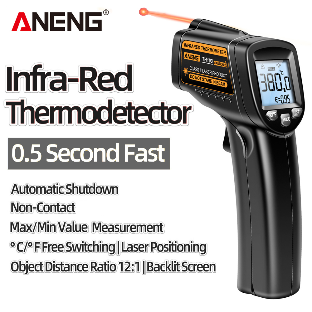 Kızılötesi Lazer Termometre En - Industrial Laser Temperature Gun incelemesi ve fiyatı