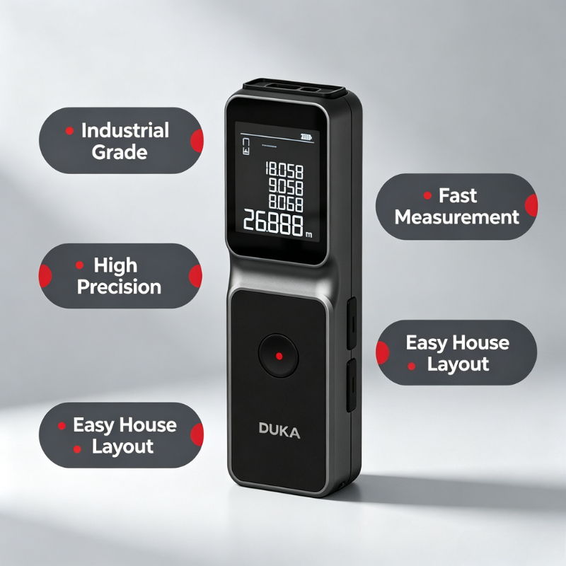 DUKA LSA Lazer Mesafe Ölçer Kı - Industrial Laser Measuring Device incelemesi ve fiyatı