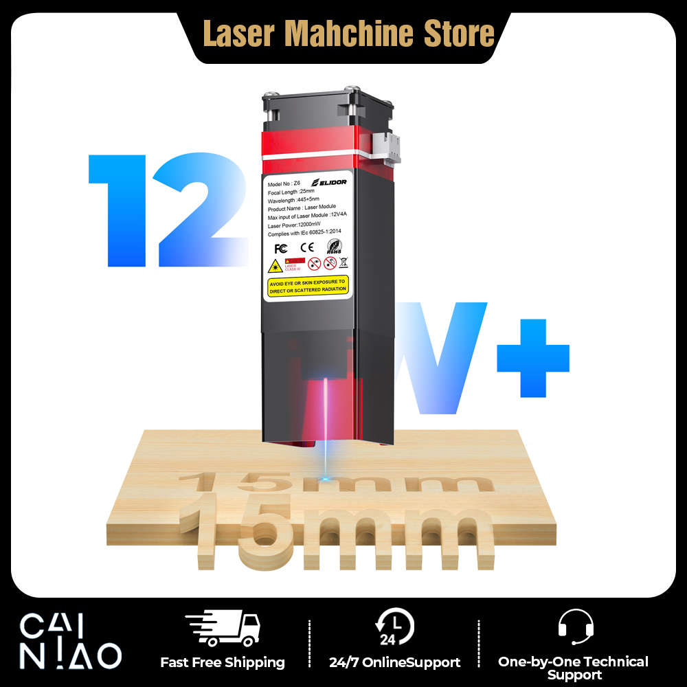 ELIDOR Z6 6W/12W Lazer Modülü  - Laser Engraving Software incelemesi ve fiyatı