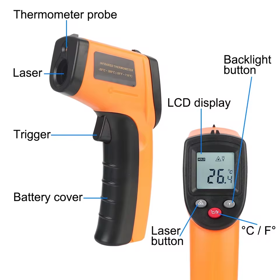 Yeni T600 T600A Dijital Kızılö - Industrial Laser Temperature Gun incelemesi ve fiyatı