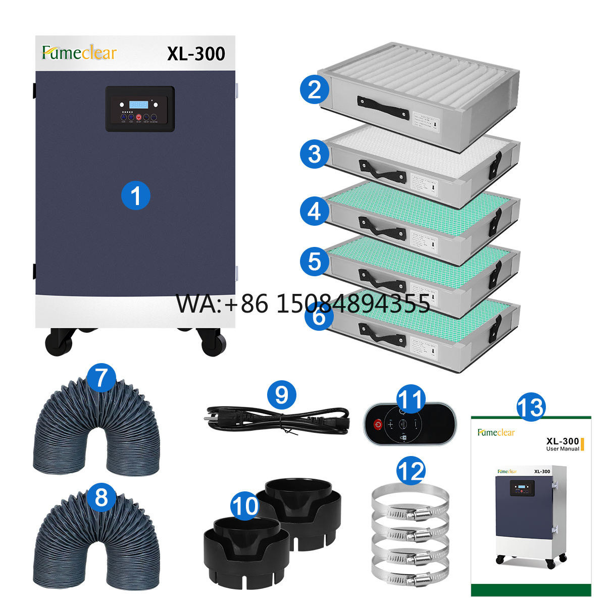 H13 330W 5 Kademeli Filtreli H - Co2 Laser Engraving Machine incelemesi ve fiyatı