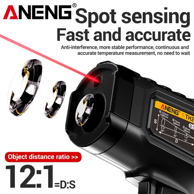 ANENG TH202 Endüstriyel El Ter - Industrial Laser Temperature Gun incelemesi ve fiyatı