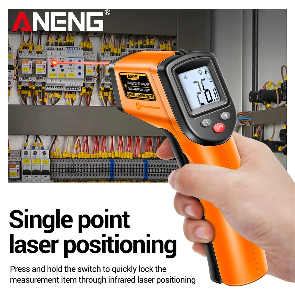 ANENG TH201 Kızılötesi Termome - Industrial Laser Temperature Gun incelemesi ve fiyatı