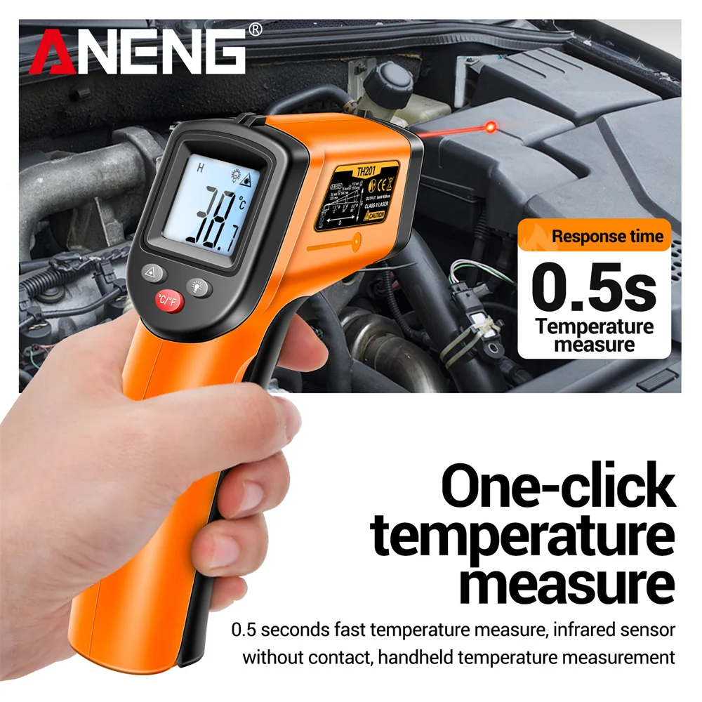ANENG TH201 Kızılötesi Termome - Industrial Laser Temperature Gun incelemesi ve fiyatı