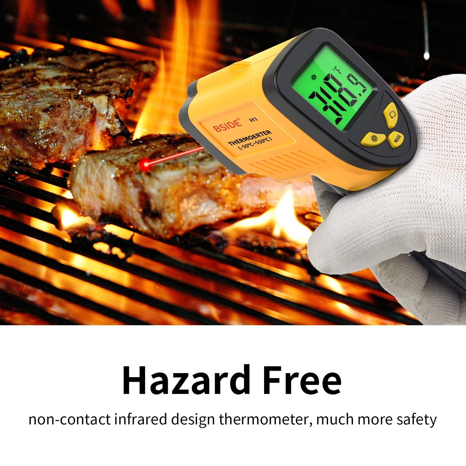 Dijital kızılötesi termometre- - Industrial Laser Temperature Gun incelemesi ve fiyatı