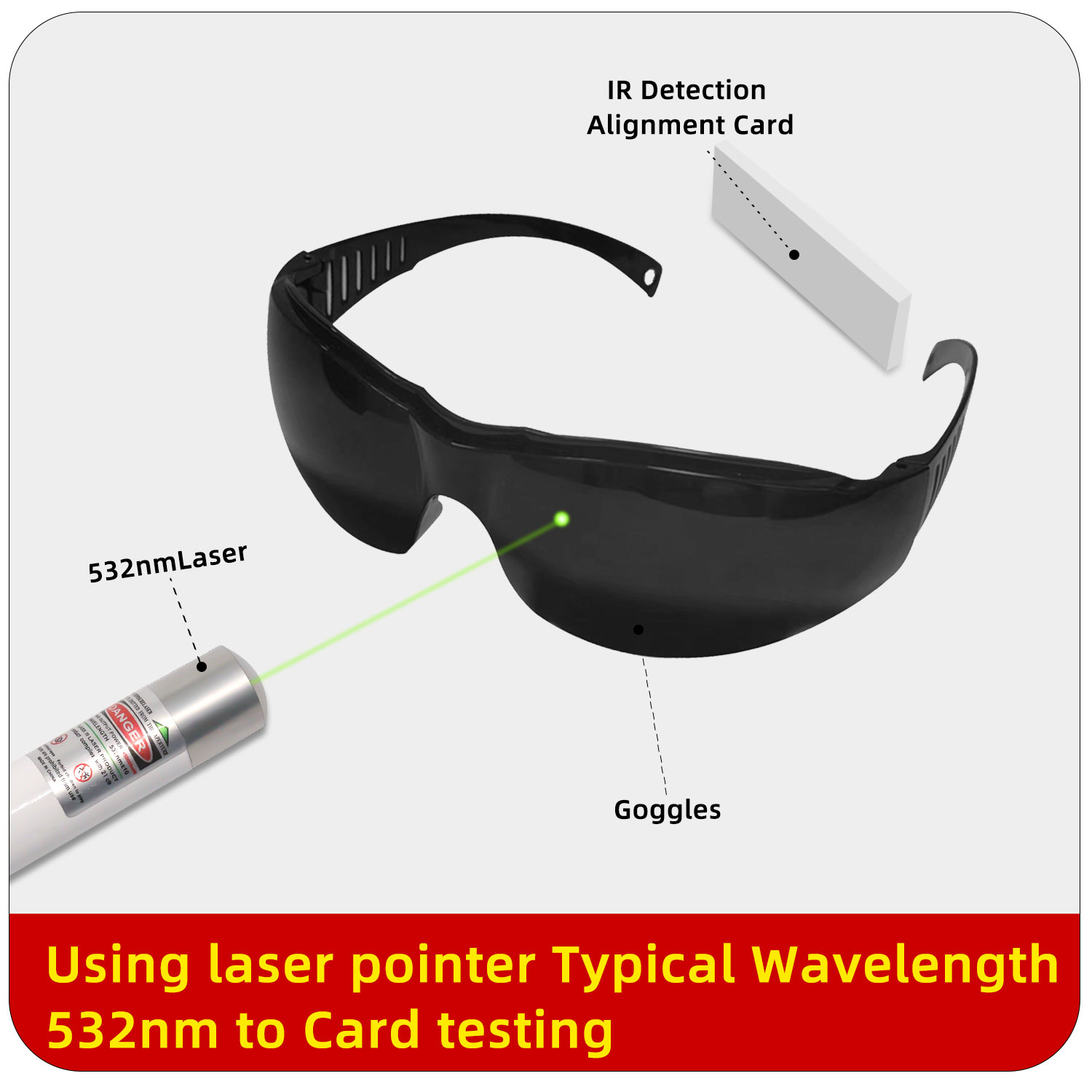 Gözlük yeni stil maskeleri göl - Laser Safety Goggles incelemesi ve fiyatı