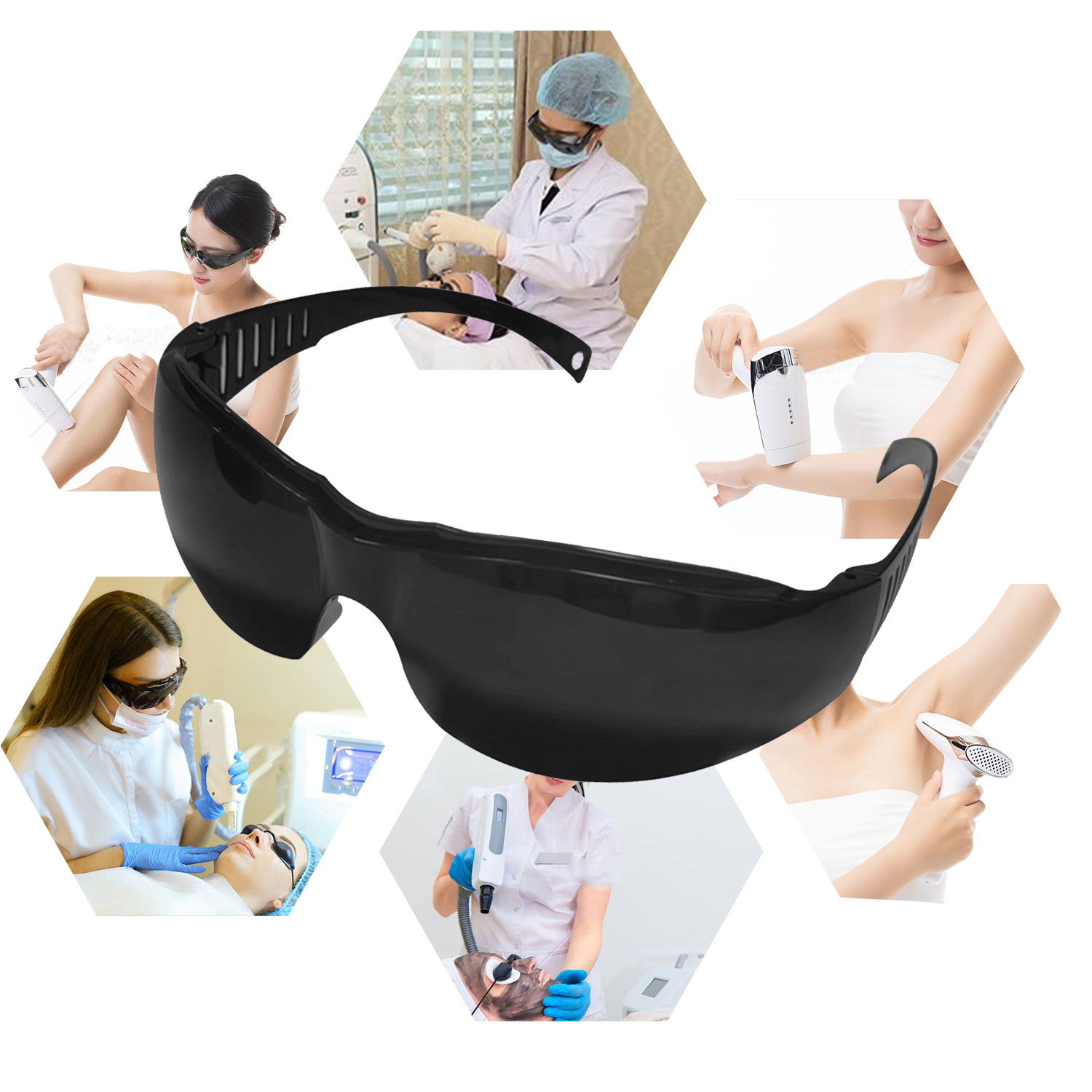 Gözlük yeni stil maskeleri göl - Laser Safety Goggles incelemesi ve fiyatı
