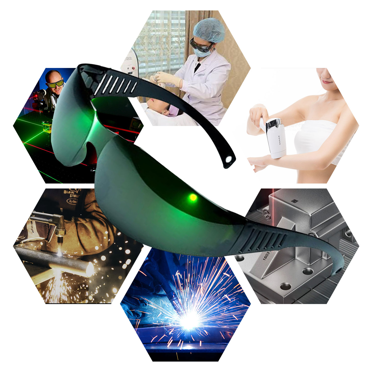 Kurşun gözlük radyasyon gözlük - Laser Safety Goggles incelemesi ve fiyatı