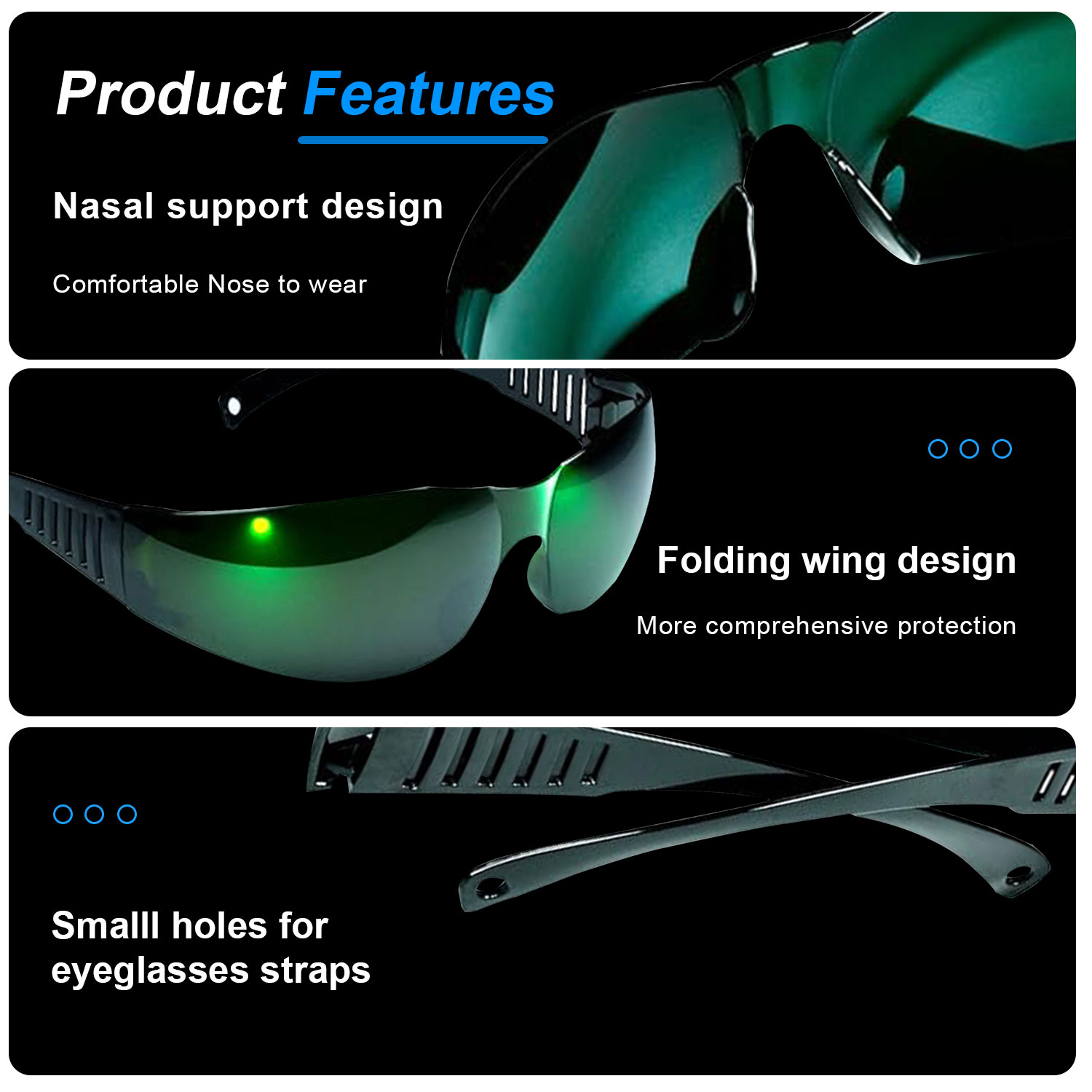 Kurşun gözlük radyasyon gözlük - Laser Safety Goggles incelemesi ve fiyatı