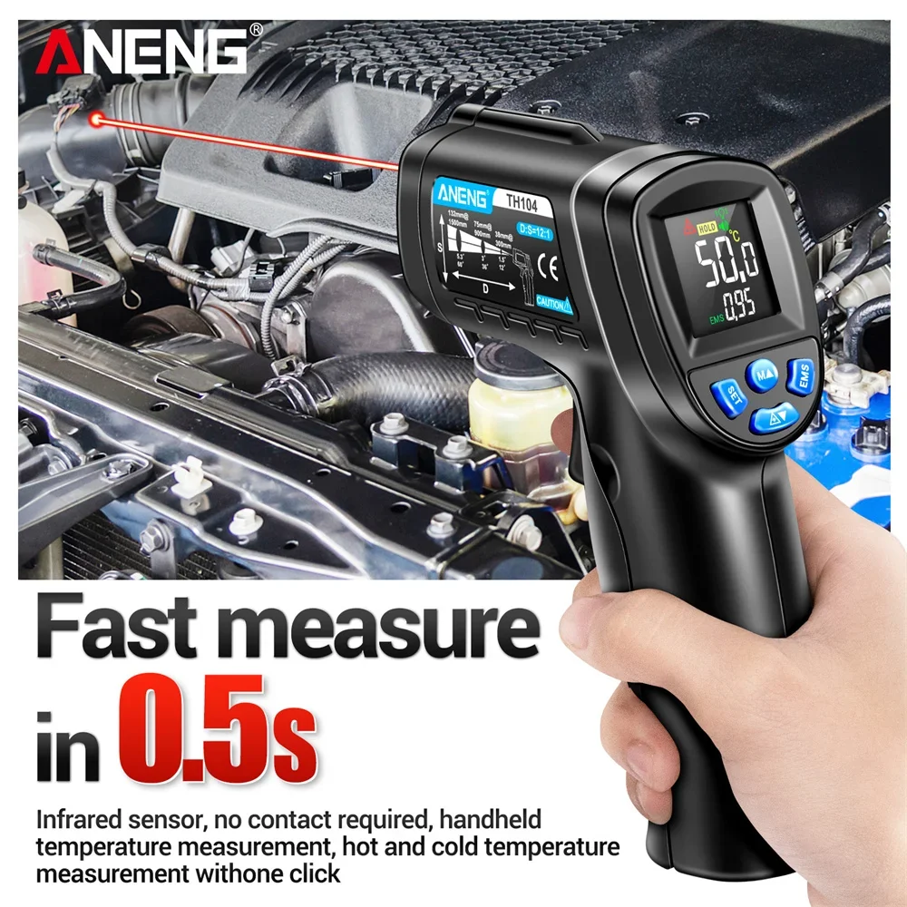 Kızılötesi Termometre Endüstri - Industrial Laser Temperature Gun incelemesi ve fiyatı