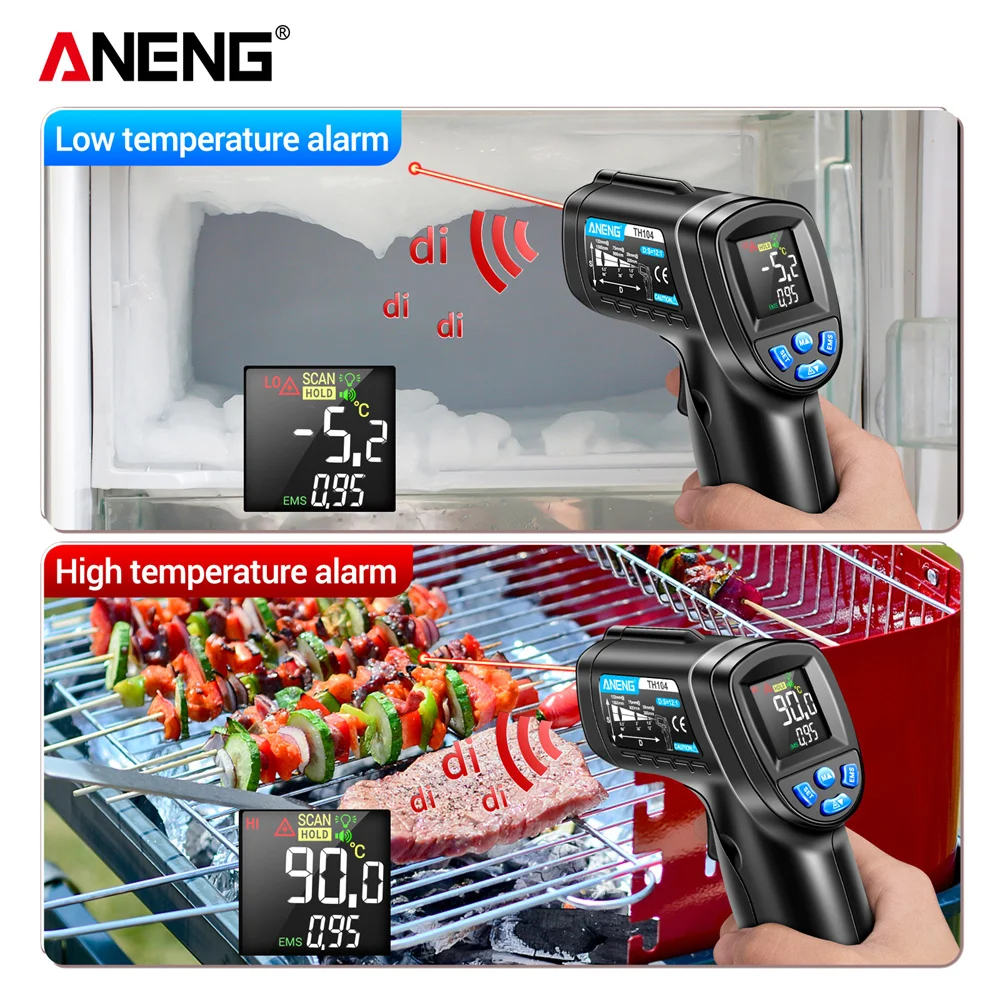 Kızılötesi Termometre Endüstri - Industrial Laser Temperature Gun incelemesi ve fiyatı