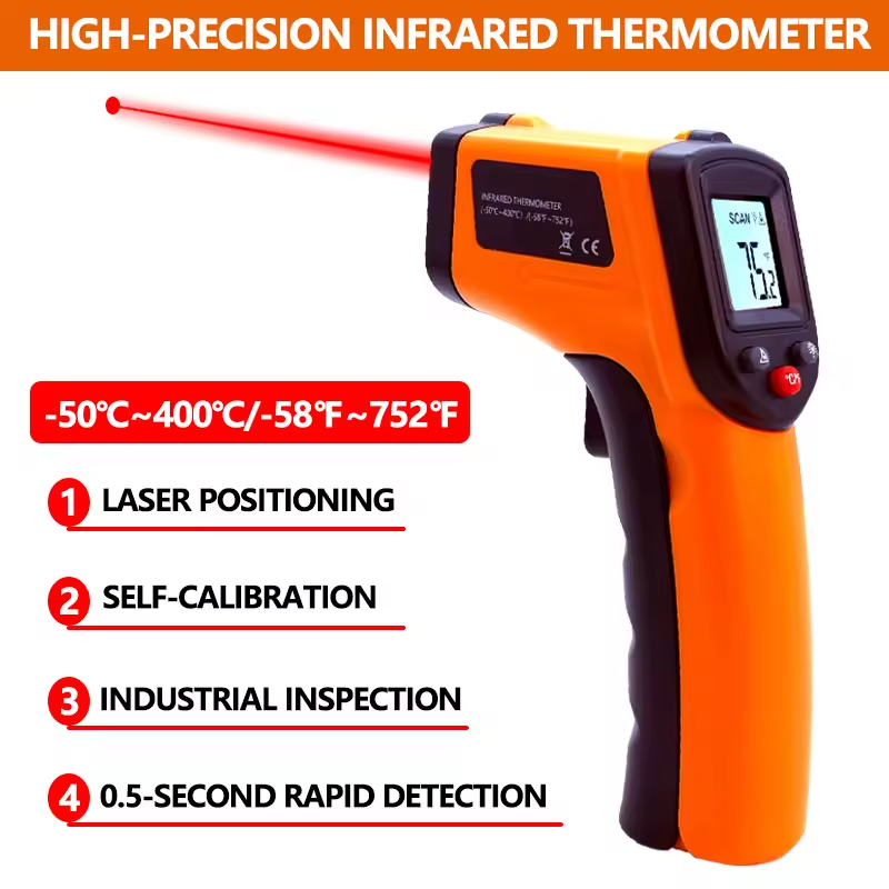 El Tipi Kızılötesi Termometre  - Industrial Laser Temperature Gun incelemesi ve fiyatı